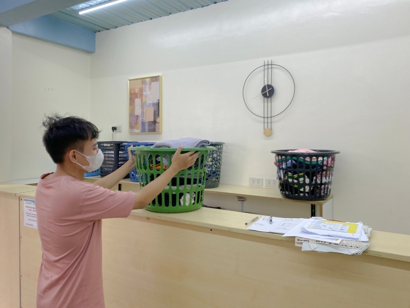 フィリピン留学 Cebu21 - CG Banilad-Laundry-6